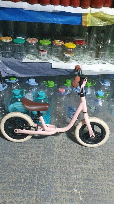 Bicicletă fără pedale Runride 500 10'' Roz-Bej Copii