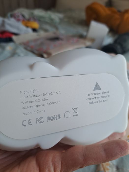 Лампа зайче usb зареждане