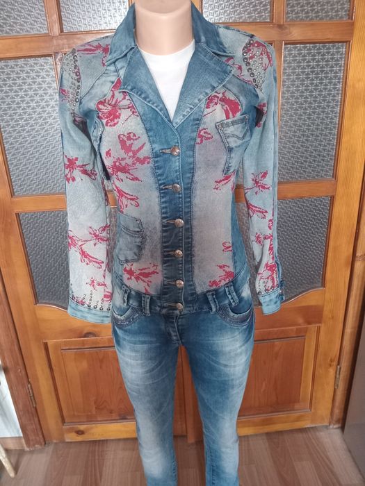 Комбинезон женский джинсовый