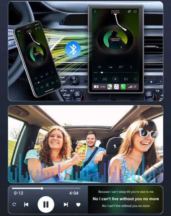 Универсална 8-инчова мултимедия Android с въртящ се екран