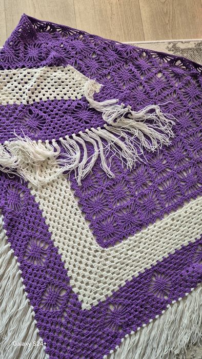 Шаль ручной работы