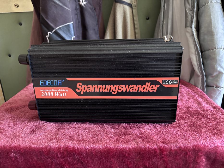 Немски инвертор EDECOA 24v 2000w