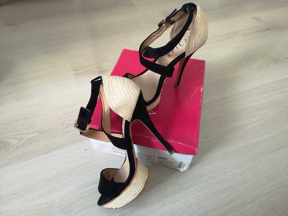 Sandale elegante Epica 38 + cadou ochelari de soare tip aviator noi