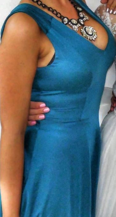 Rochie HLN turcoaz/verde smarald