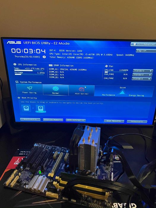 Дъно Дънна платка ASUS Z87 - K 1150 DDR3 OVERCLOCK