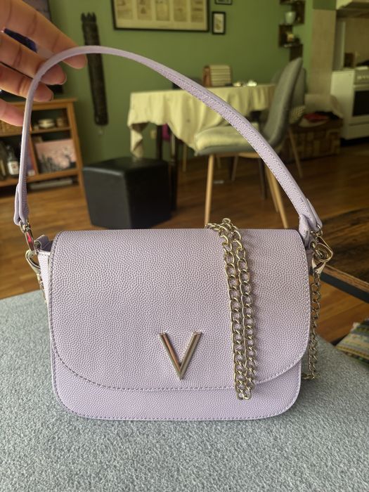 Valentino дамска чанта, лилава