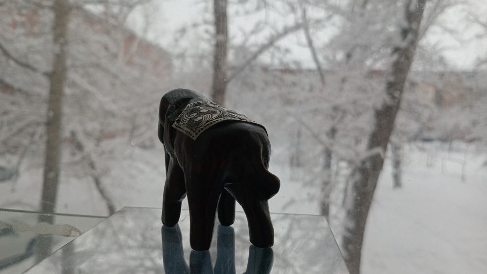 Слон из Таиланда из дерево