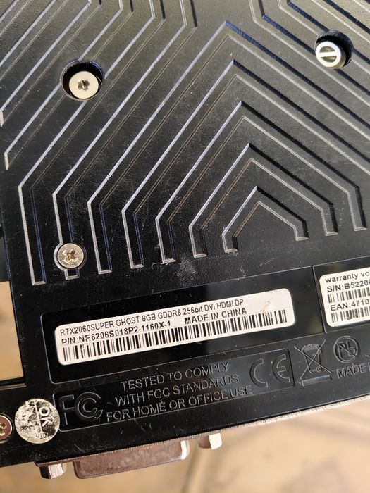 Продам видеокарты RTX 3070 RTX 2060
