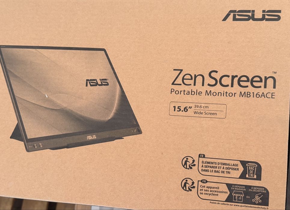 Monitor portabil LCD IPS ASUS ZenScreen MB16ACE