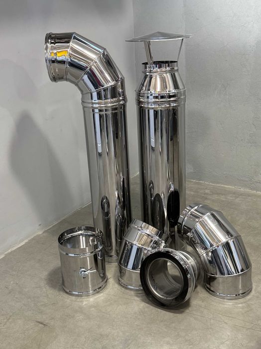 Cos de fum inox la orice tip de centrala. Horn inox izolat.