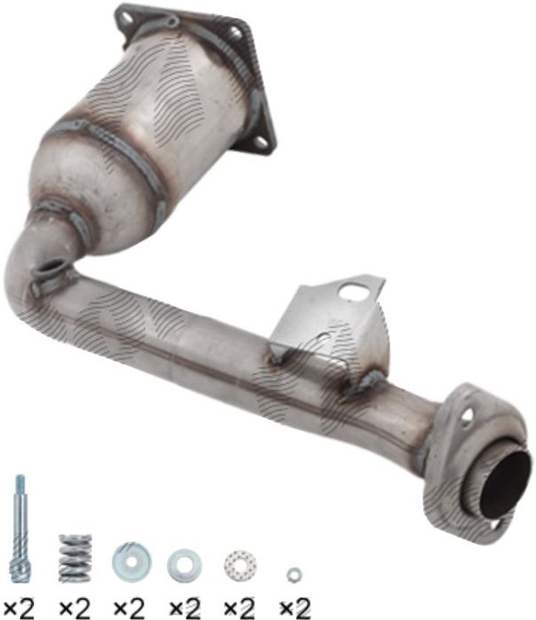 Catalizator Citroen C3 2 (SC) 2009-2013; Peugeot 207 (WA) 2009-2013, 207 Sw (WK) 2009-2012, 1.4 LPG, 1.4, 1.4 BiFuel, Norma gaze: Euro5/Euro6, OE 1731VZ, EEC