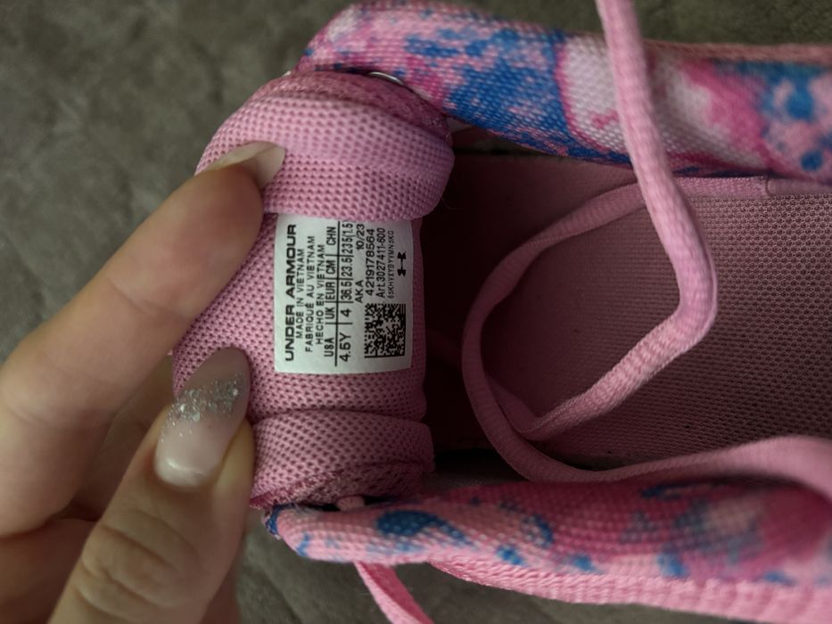 Under armour, н. 36,5