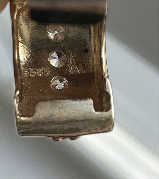 Клипса Pandora оригинал золото 585