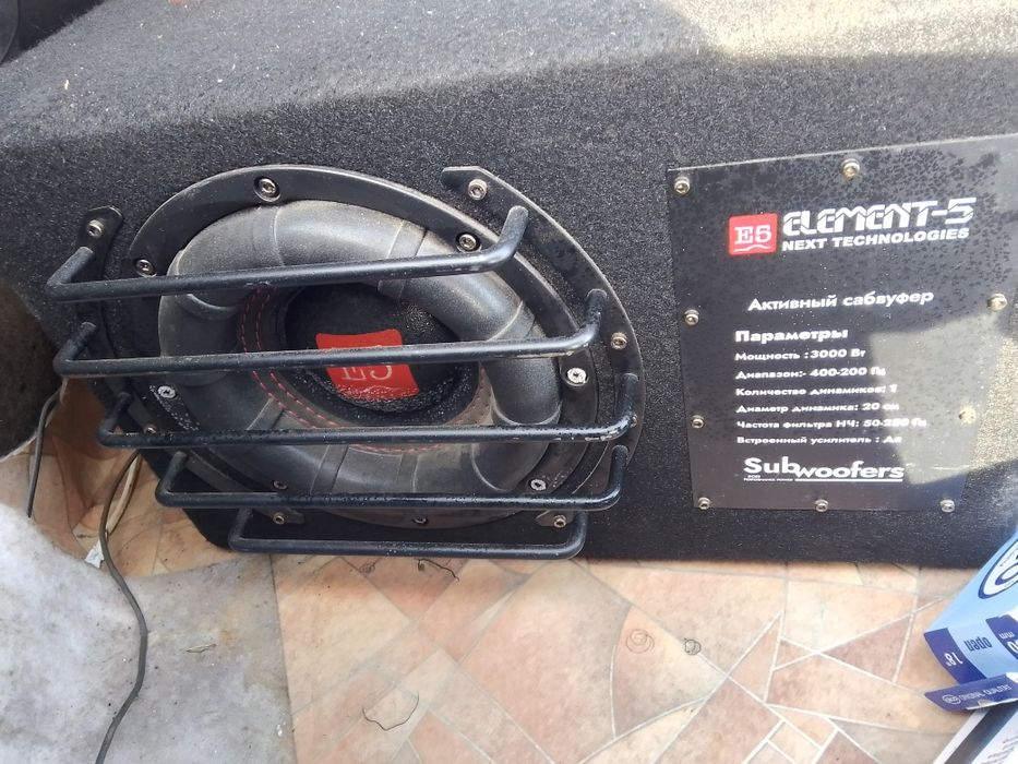 Продам сабвуфер 5 элемент