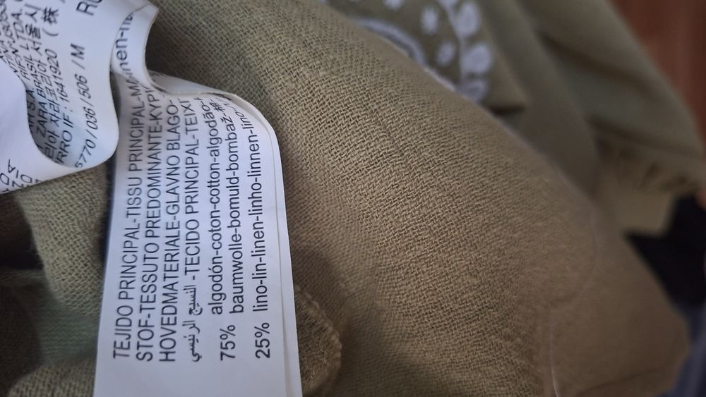 Льняная блуза ZARA