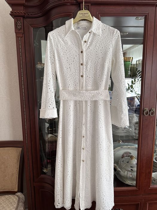 Платье Zara 46 ажур