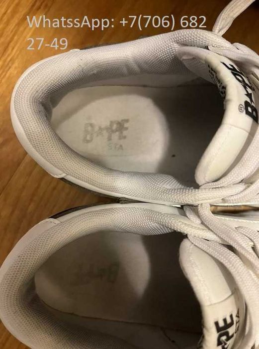 A Bathing Ape Bape Sta Low M1 Black/White 28