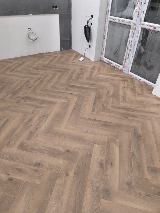 Укладка ламината линолеума