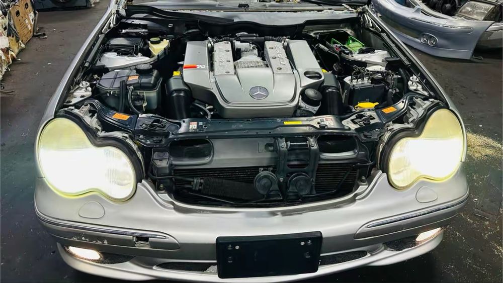 W203 C32 AMG m112 двигатель акпп kompressor авторазбор мерседес
