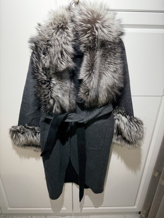 Ново палто кашмир и лисица