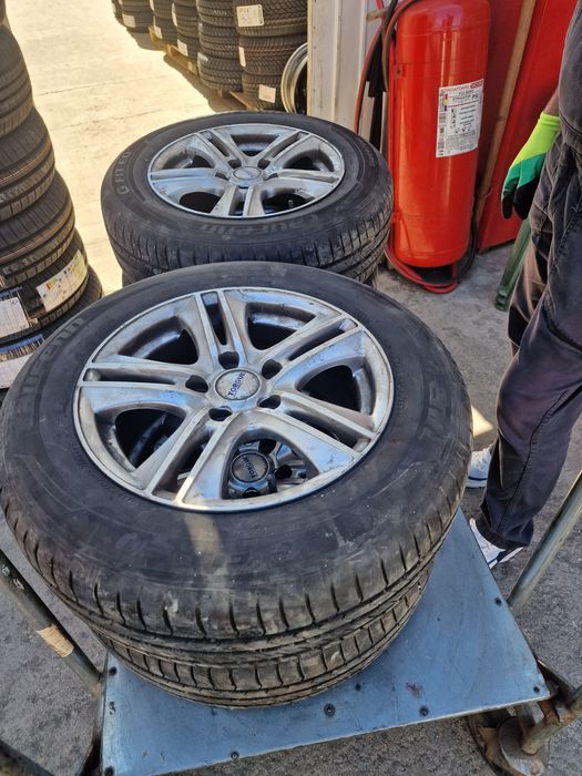 Cauciucuri de vară rulate 1 vară 195 65 15 cu jante 5 ×112 l