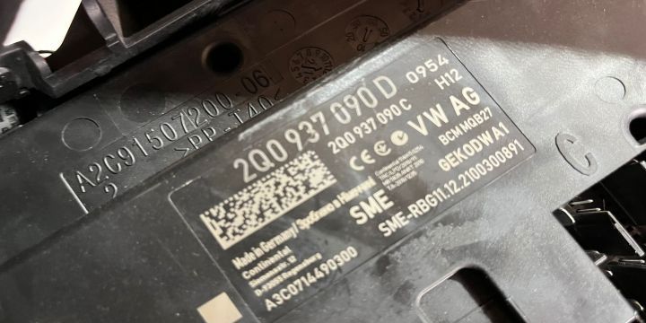 Modul BCM 2q0937090c 2q0937090d Volkswagen VW T-Cross