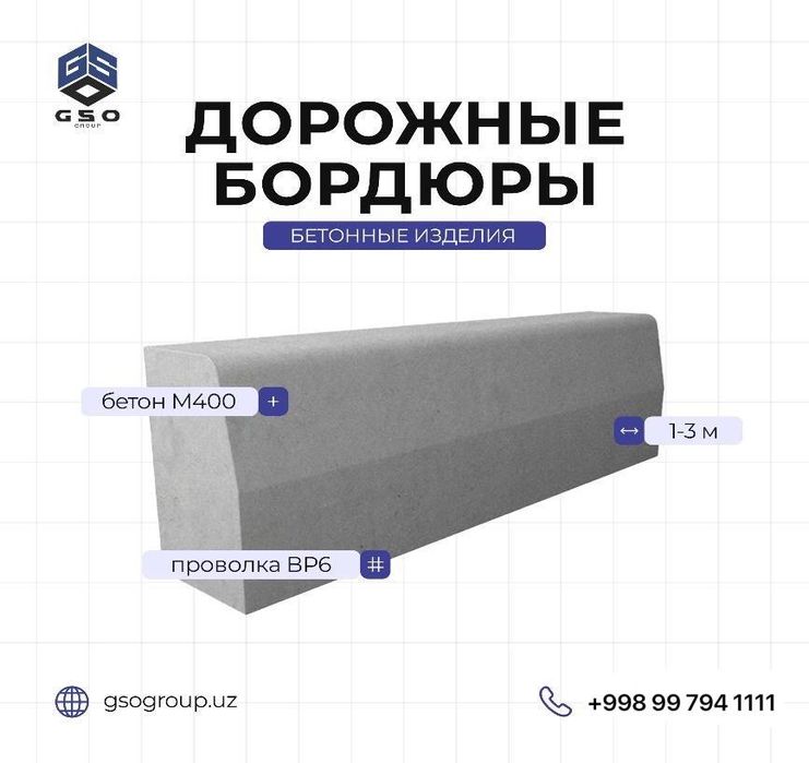 Temir-beton va chugun mahsulotlari