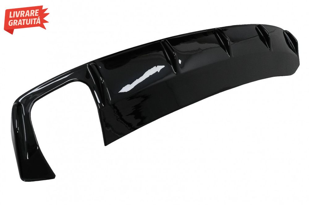 Difuzor Bara Spate Skoda Octavia II (2004-2009) Negru Lucios