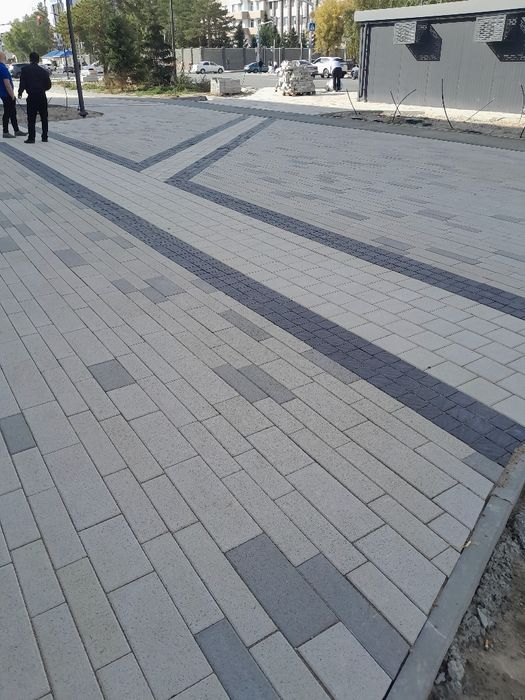 Укладка брусчатки