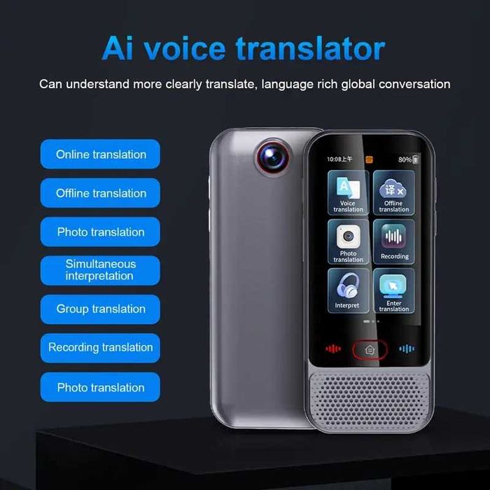 Интелигентен преводач устройство мигновен двупосочен превод, 142 езика