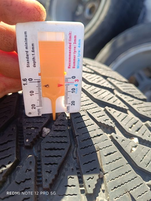 2бр джанти 15 4х108 със зимни гуми Кордиант 195 65 15 от ауди 80 б4