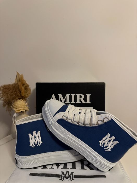 Amiri High Top Alb&Albastru