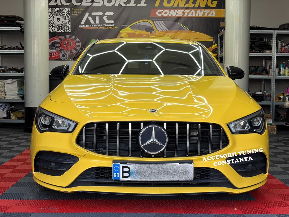 Grila Centrala GT-R Panamericana Crom Mercedes A Class CLA C118 W118