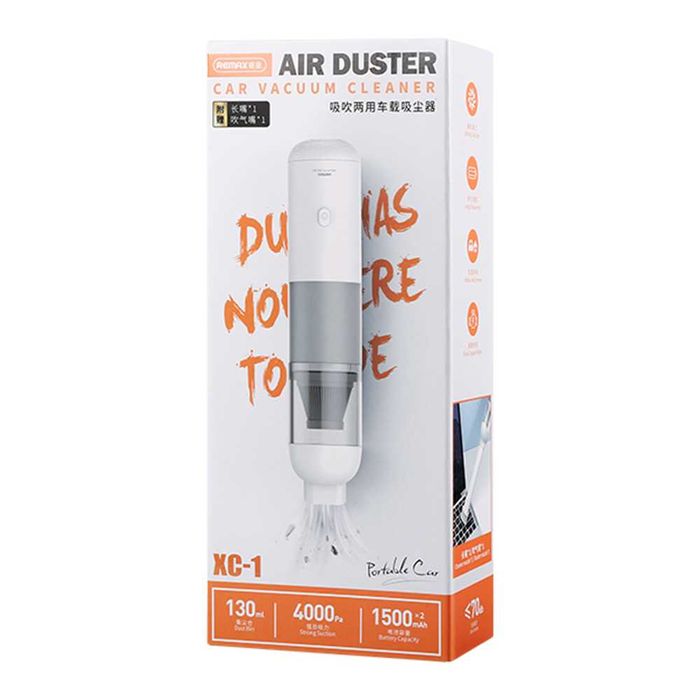 Компактна, но мощна автомобилна прахосмукачка REMAX