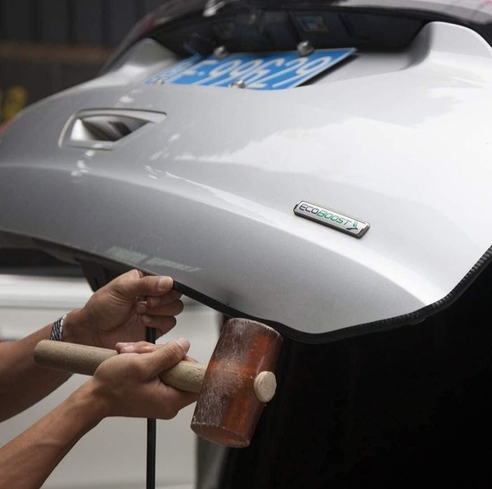 ПРОТЕКТОР лайсна за ръба на вратата, багажник черен 2×5м