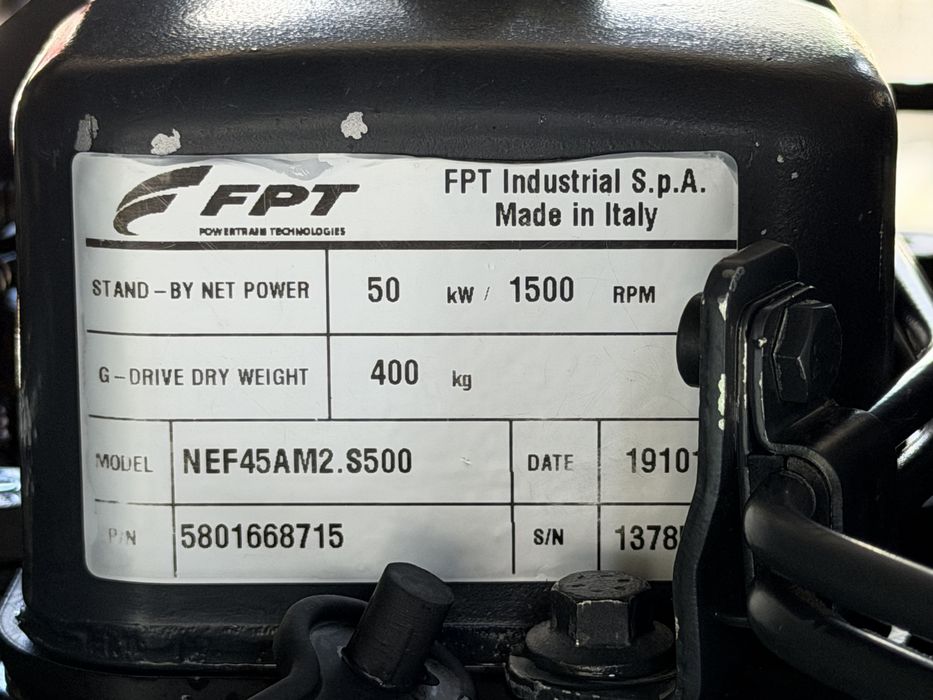 Generator de curent Inmesol II-055 / 50kw / 2016/ 1616h /motor FPT