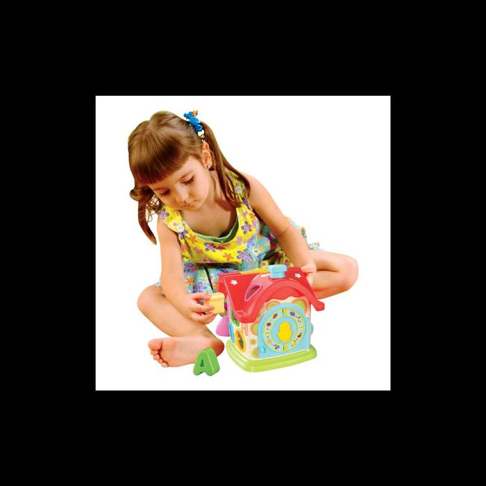 Jucarie bebelusi Minibo - Casuta cu activitati