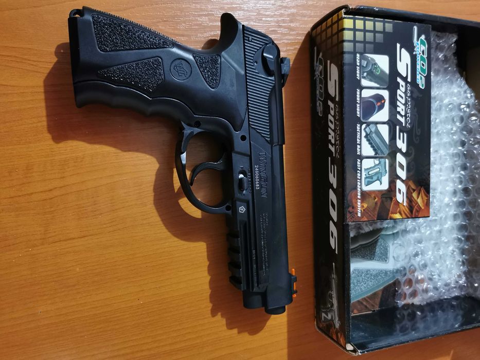 Pistol Airsoft Modificat 5J !! (cu Aer Comprimat)