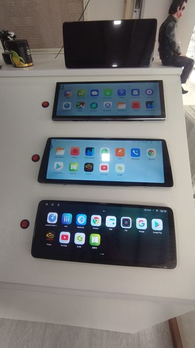 Магнитола 12.8 дюйм универсал 8 и 4 ядер 4/64 6/128г WiFi 4G сим CarPl