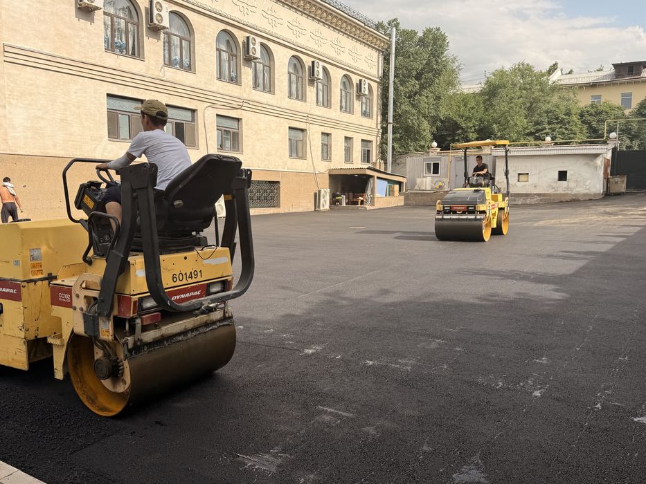 Асфальтирование Асфальт Укладка асфальта