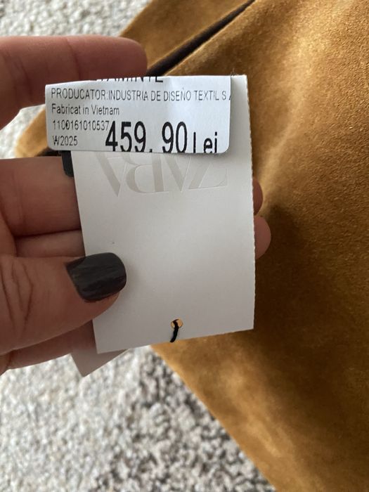 Cizme Zara din piele, noi