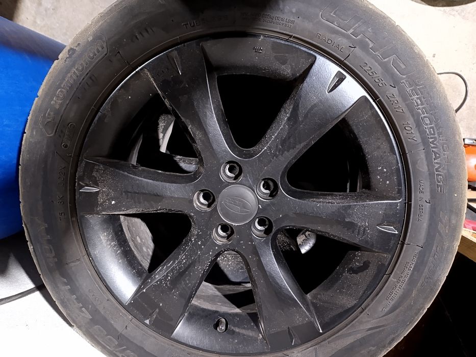 Джанти за субару с гуми 225/55/17