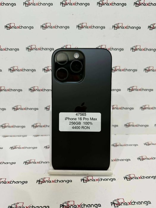 iPhone 16 Pro Max Black Neverlocked 256GB