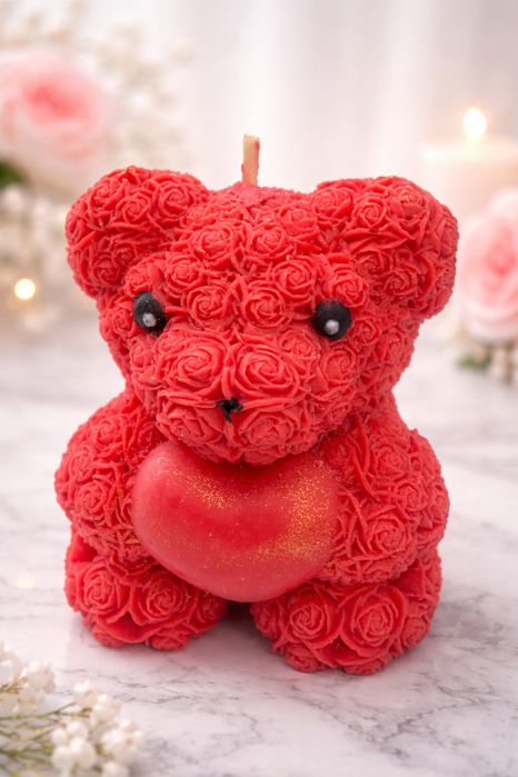 Cadou special- Ursuleti parfumati din ceara de soia