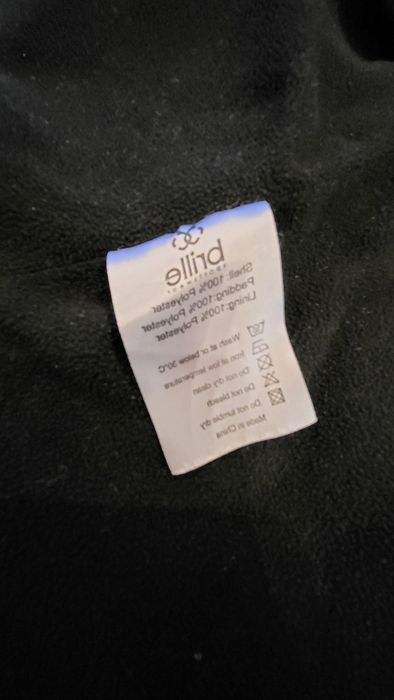 Топло зимно яке черно