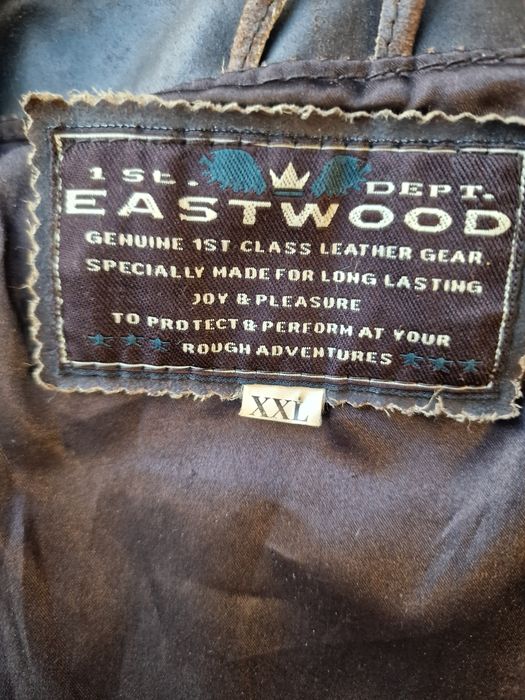 Елек от естествена телешка кожа Eastwood Dept
