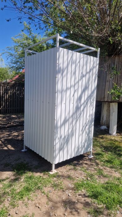 Летний душ металлический