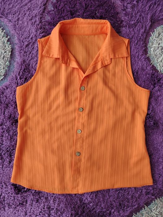 Bluză rosie/portocalie L