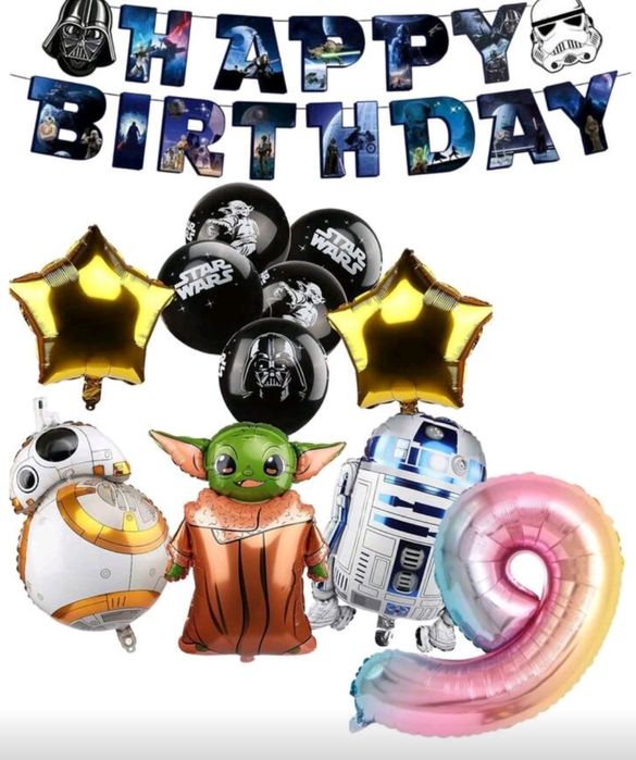 Парти сет балони Star Wars, Хари Потър, Toy Story и влакчето Томас