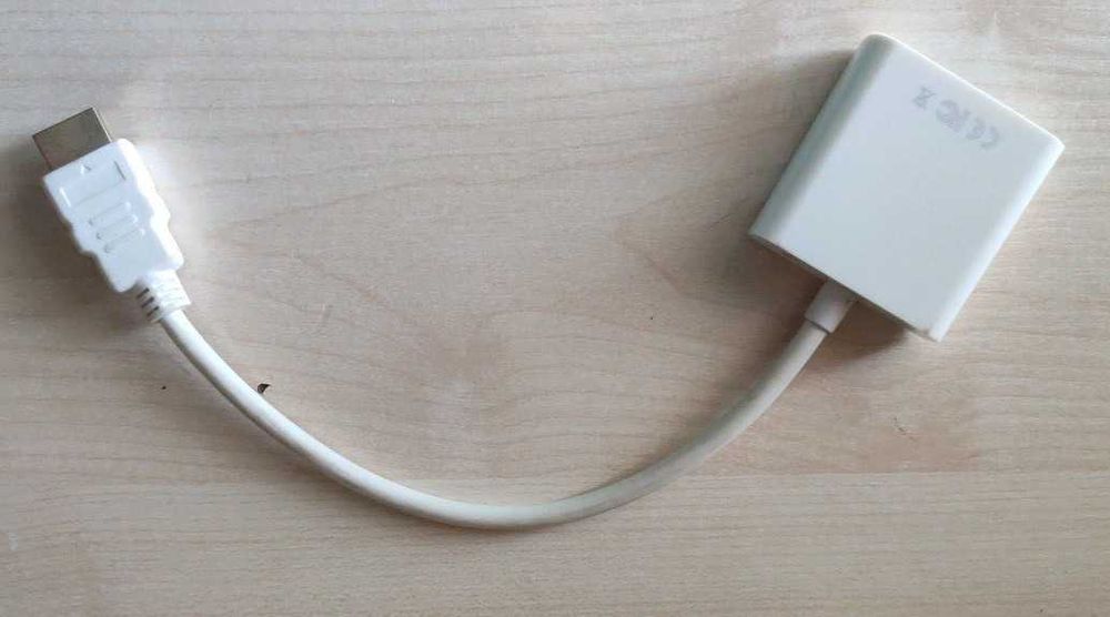 Переходник VGA HDMI для подключения монитора/проектора к ноутбуку